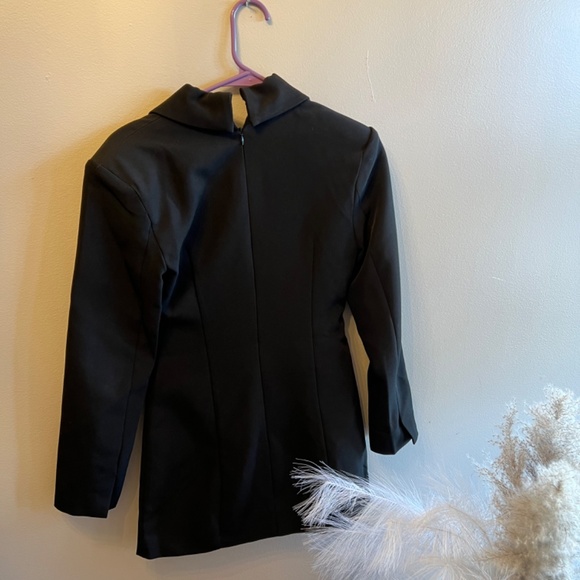 Black Tuxedo Dress - Picture 4 of 5